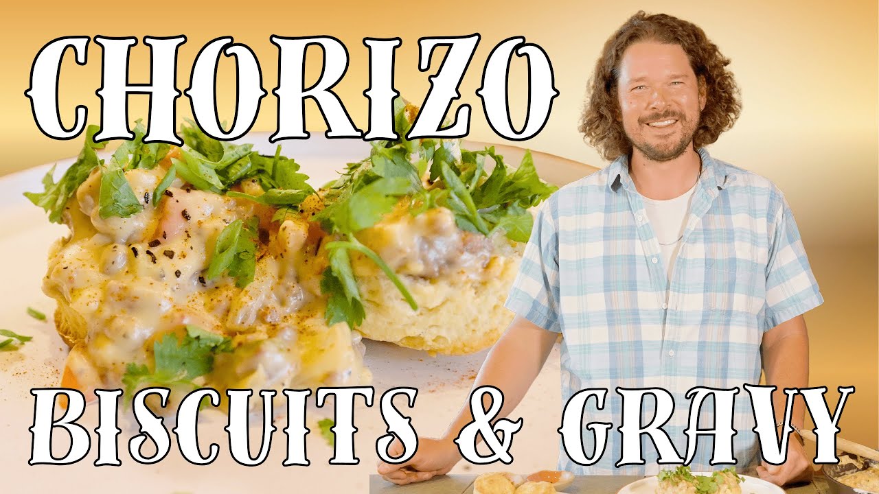 Chorizo Biscuits & Gravy | A Tex-Mex spin on a classic breakfast