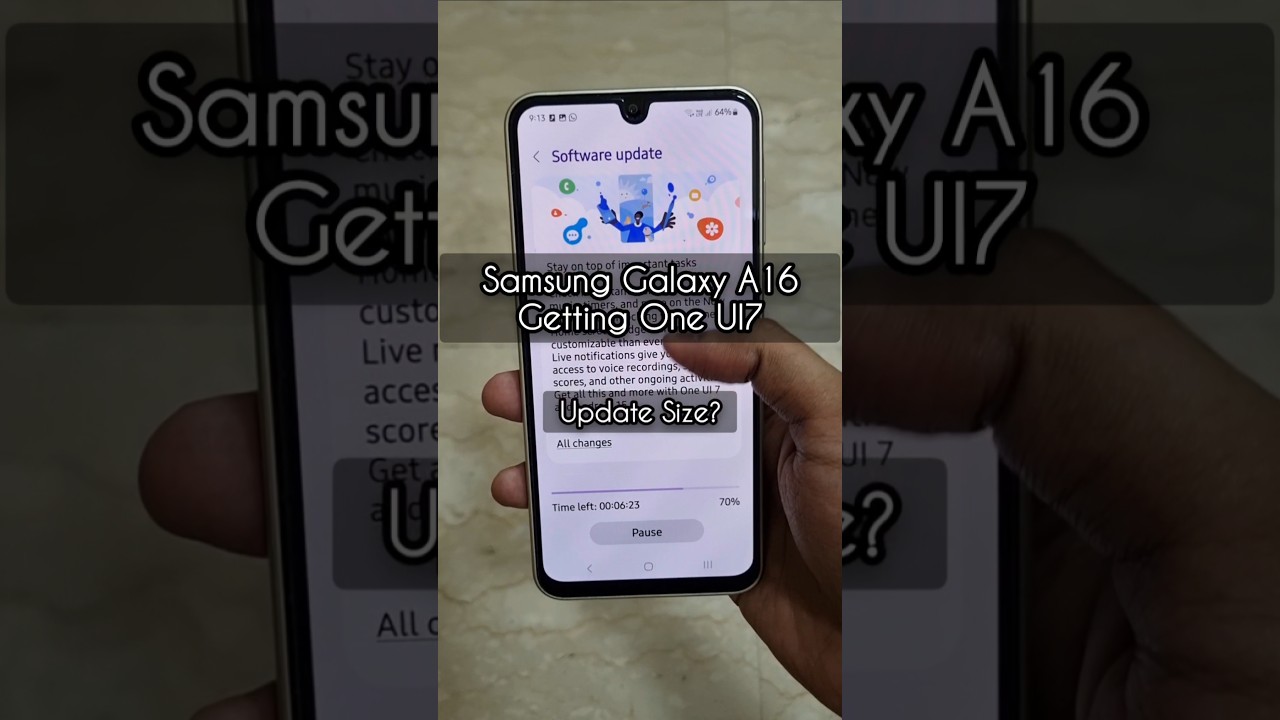 Samsung Galaxy A16 - One UI7 Update 🔥 Android 15