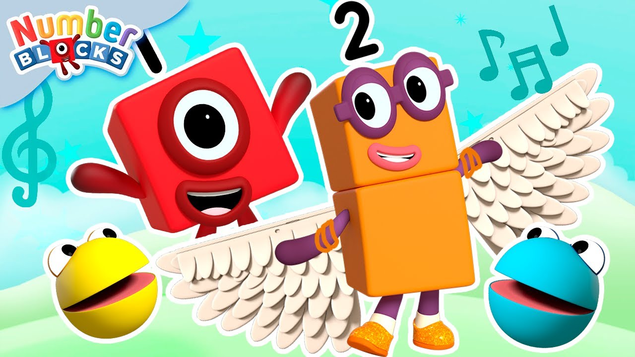 Numberblocks em Português Brasil | Aprenda a contar com os números 1 e 2 | Episódios completos