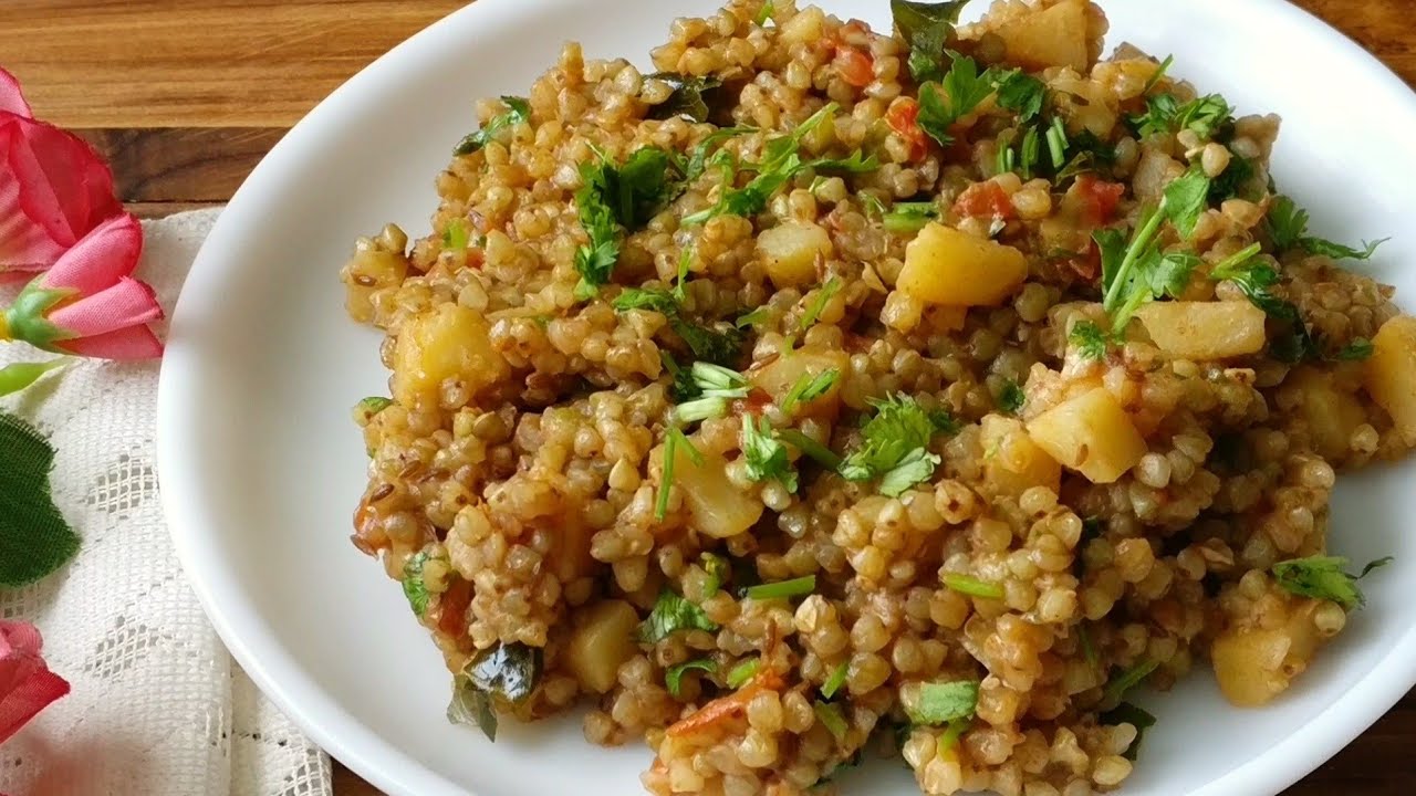 Buckwheat Khichdi कुट्टू की खिचड़ी high in protein and fibre