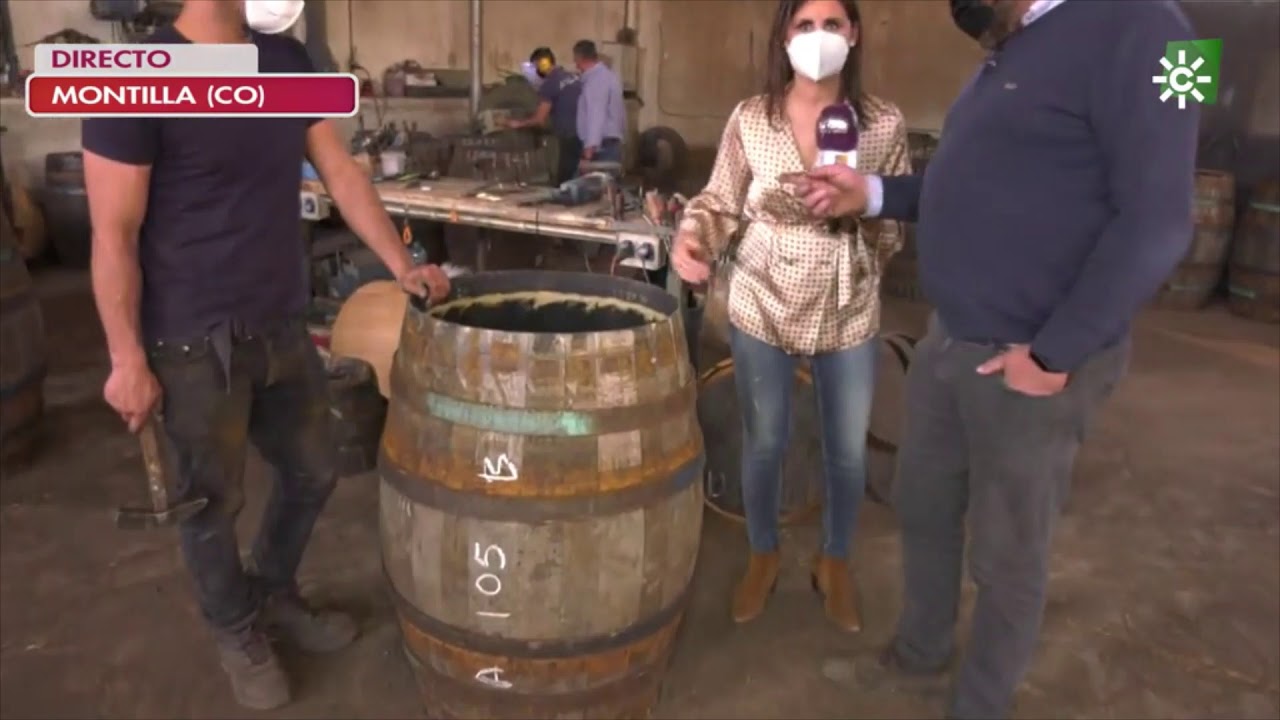 La artesanía de la tonelería montillana es noticia en Canal Sur Televisión