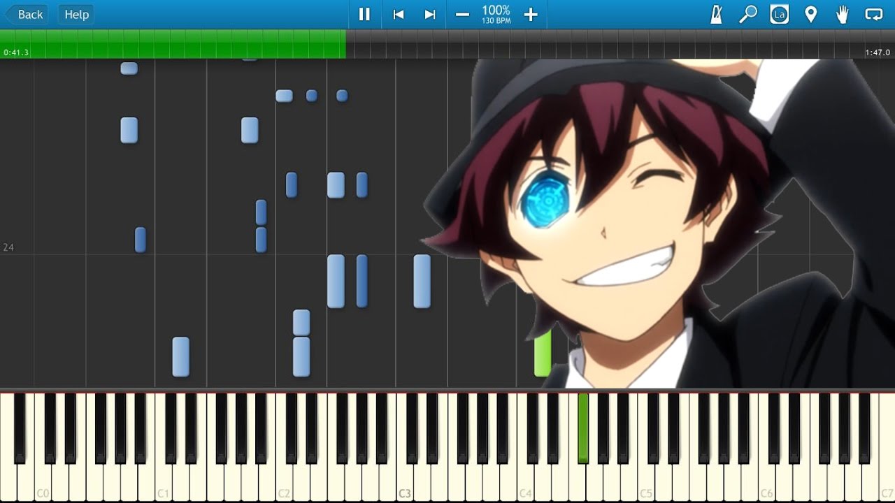 Sugar Song and Bitter Step | Kekkai Sensen ED | Piano