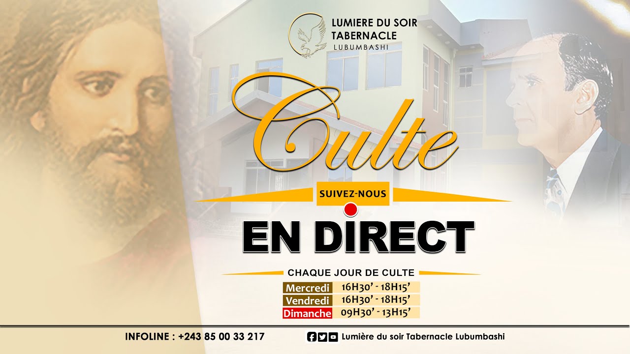 CULTE DU MERCREDI 06 FEV 2026