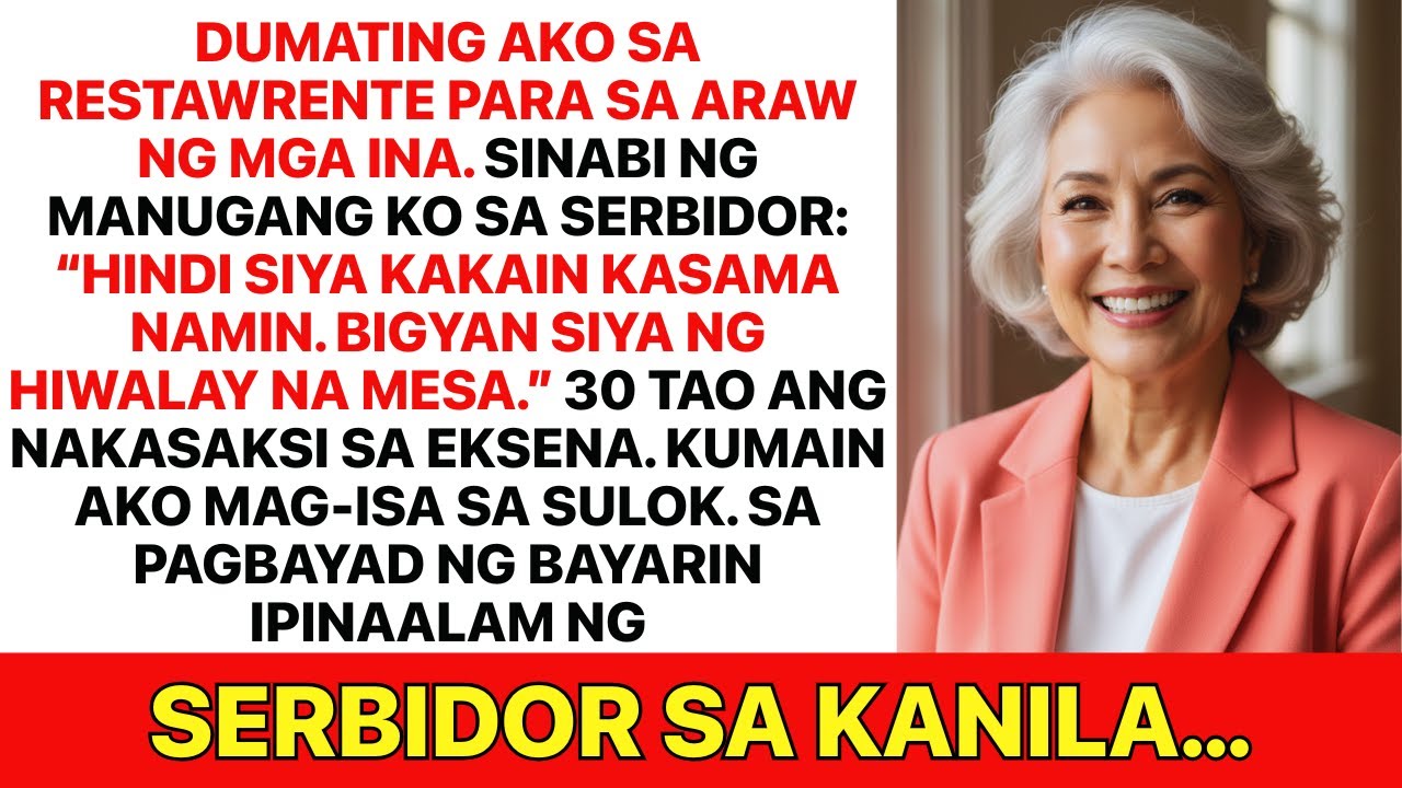 Pagdating Ko sa Restawran, Sabi ng Manugang Ko: Doon Siya Kakain — Pero sa Bayaran…