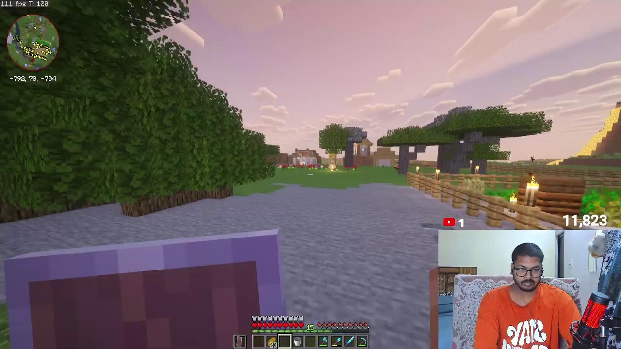 LIVE 🔴 Minecraft Survival series  Hindi Part 24