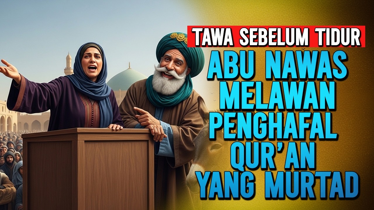 ABU NAWAS MELAWAN PENGHAFAL QUR'AN YANG MURTAD - KISAH LUCU PENGANTAR TIDUR