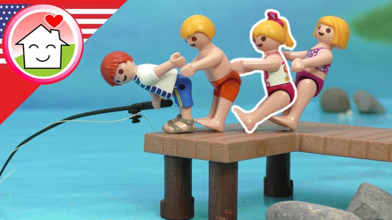 Playmobil English - School Excursion to the Swimming Lake - The Hauser Family