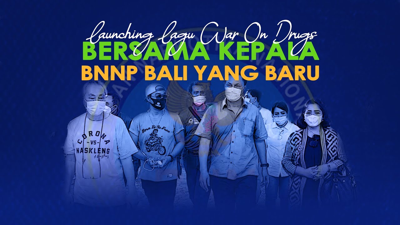 Kepala BNNP Bali Kampanye lagu War on Drugs di Kebon Sunday Market