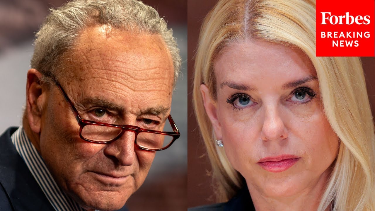 'What Is Pam Bondi Hiding?': Chuck Schumer Slams DOJ For Failing To Fully Release Epstein Files