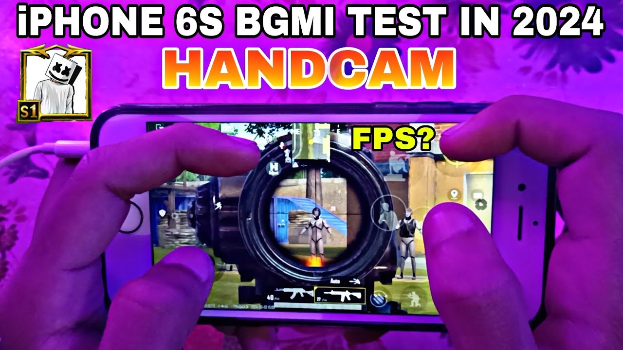 iPHONE 6S 🤡 PUBG/BGMI Test & Gyro Test in 2024 After 8 Years🔥