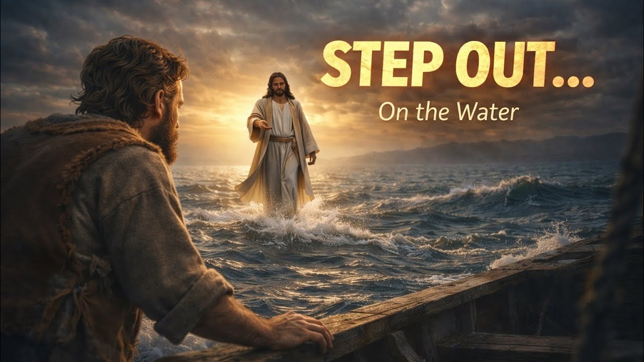 Follow Me 🌊 Christian EDM Song About Jesus Walking on Water | FaithDrop
