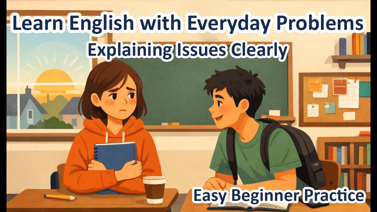 Learn English with Everyday Problems | Explaining Issues Clearly | Easy Beginner Practice