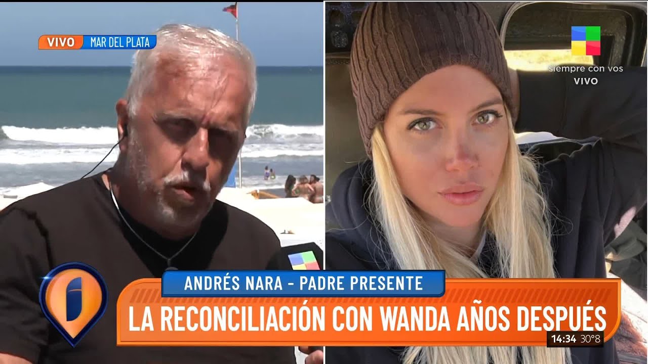 Andr&eacute;s Nara se reconcili&oacute; con Wanda: 