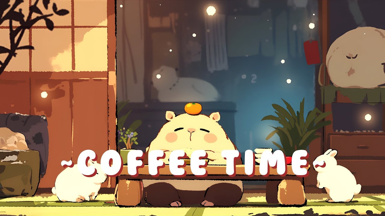 Capybara Lofi Music Station | Chill Beats to Help You Relax 🎵 💫 | Focus Helper