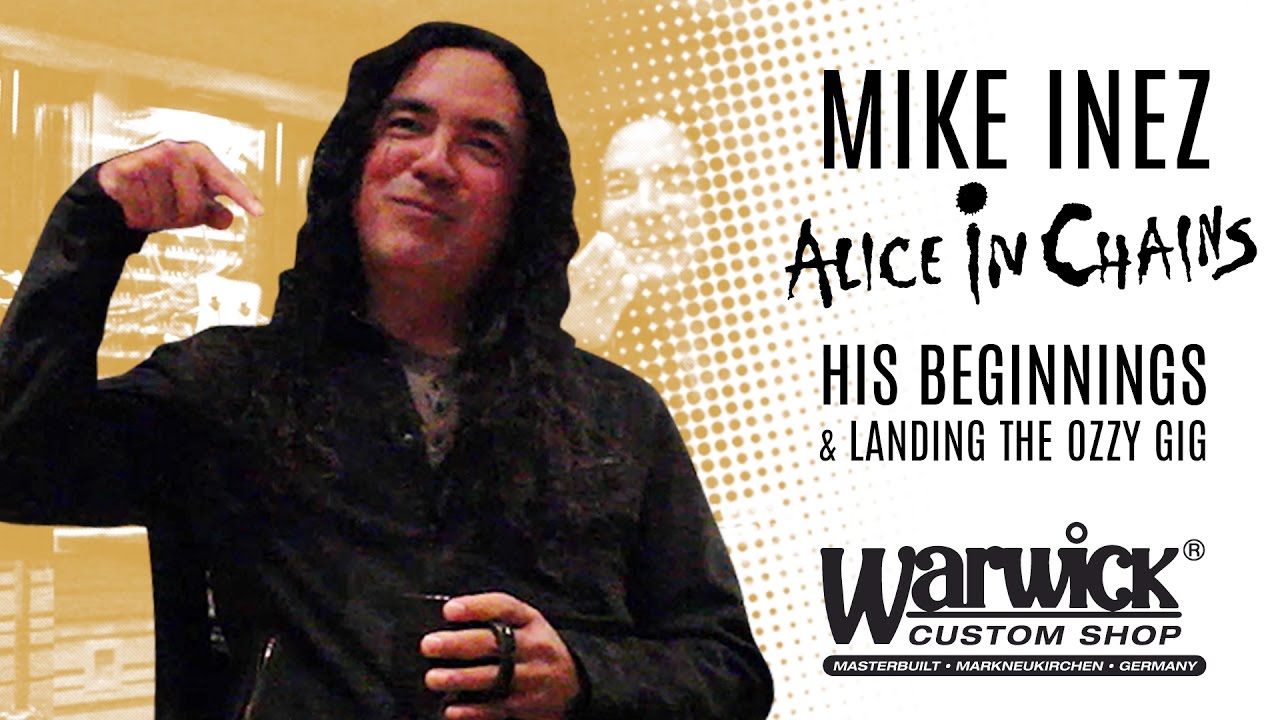 Framus & Warwick - Interview with Mike Inez (Alice In Chains & Heart) Pt.1 of 4