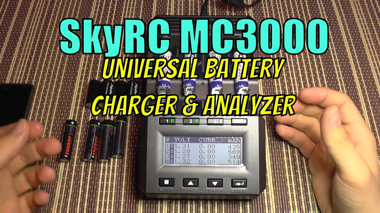 SkyRC MC3000 - Advanced Battery Charger/Analyser with PC/Android Control