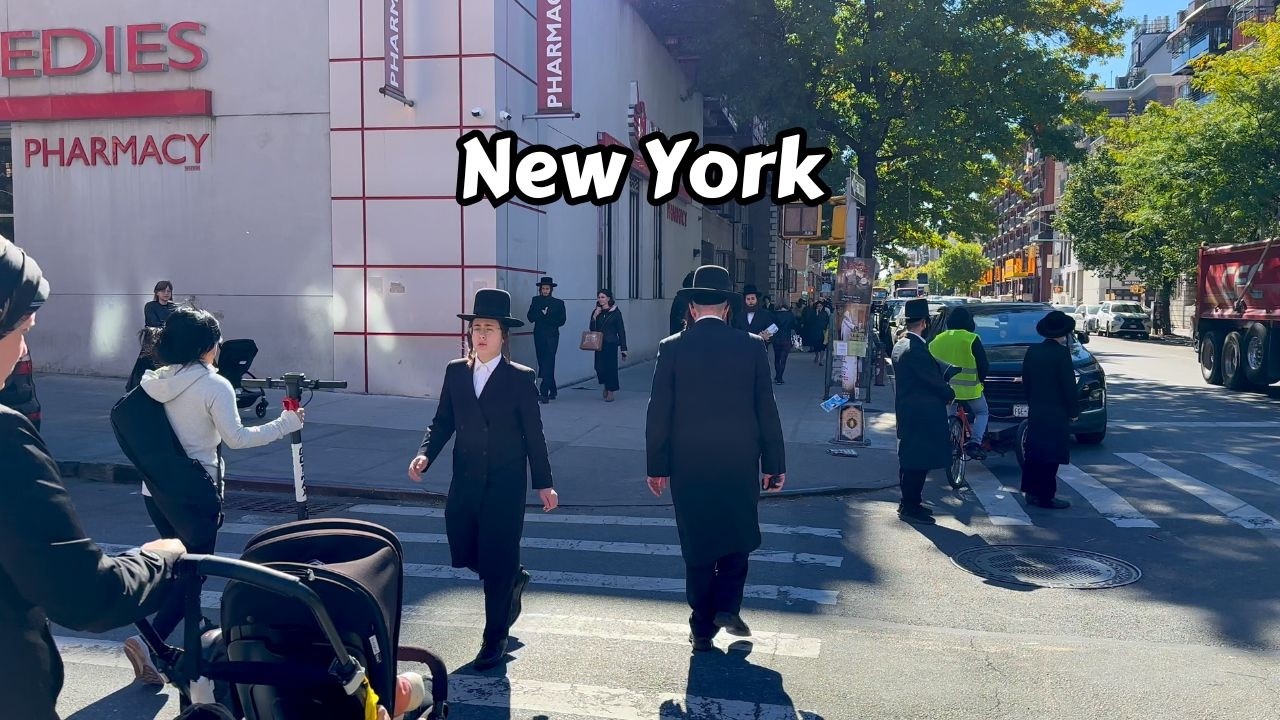 New York Walking Tour 4k Williamsburg Brooklyn Jewish Community