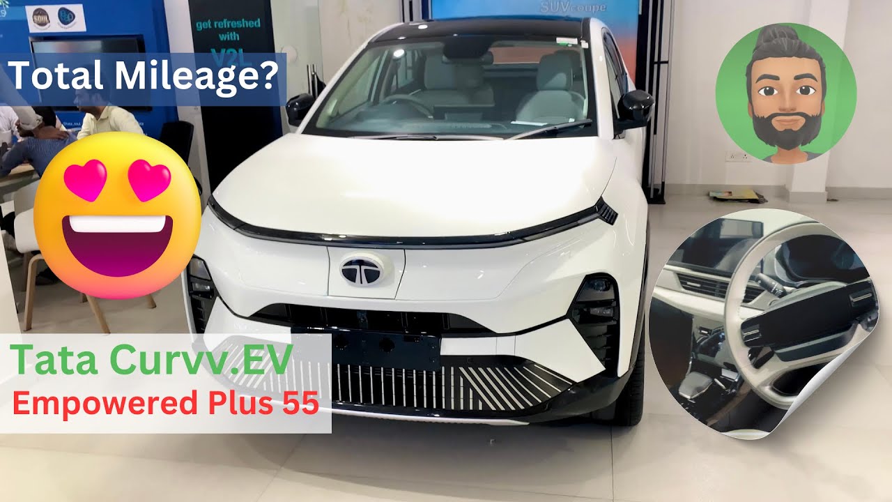 Tata Curvv EV Empowered Plus 55 | Coupe SUV Review | Features, Range, & More!