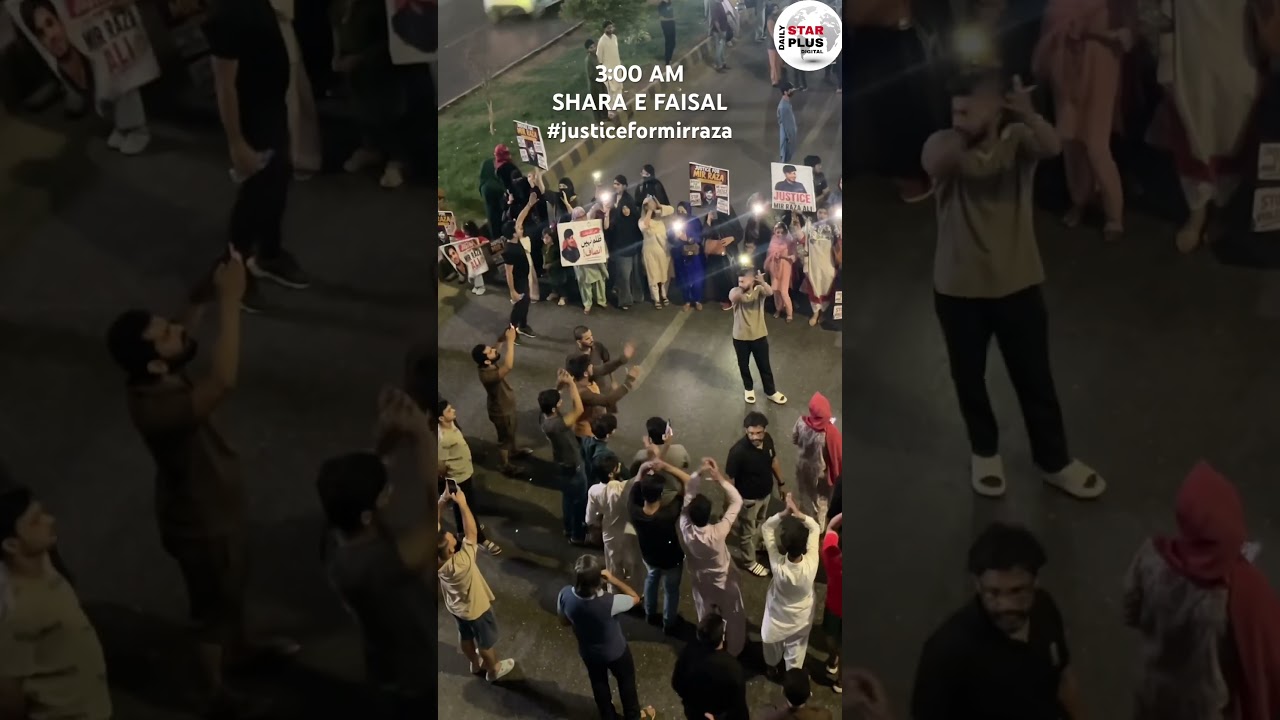 25 August 3:00AM Late Night Street Walk Protest  #justiceformirraza #dailystarplusdigital#newsupdate