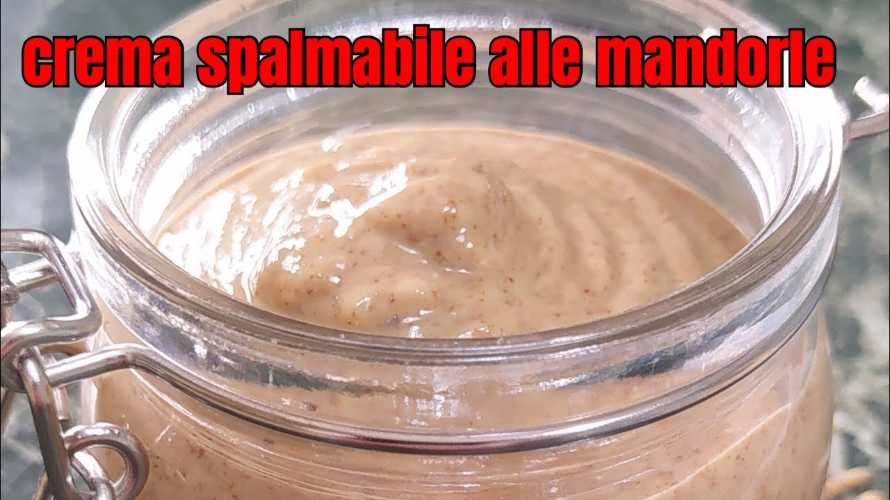 crema spalmabile di mandorle