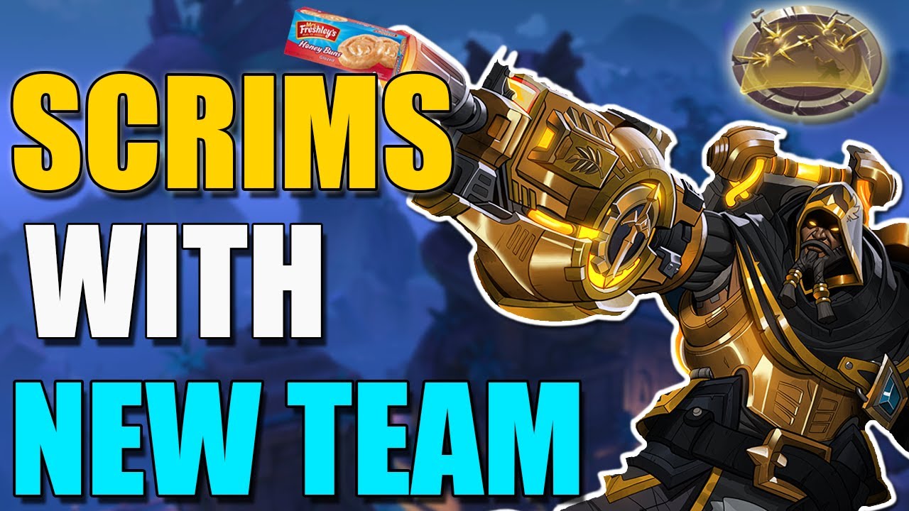 PALADINS PRO SCRIMS WITH THE NEW TEAM | INTENSE MATCH