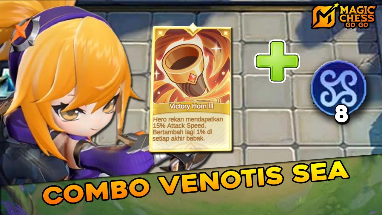 Combo Commander Fanny Victory Horn III & Venotis SEA - Magic Chess GO GO