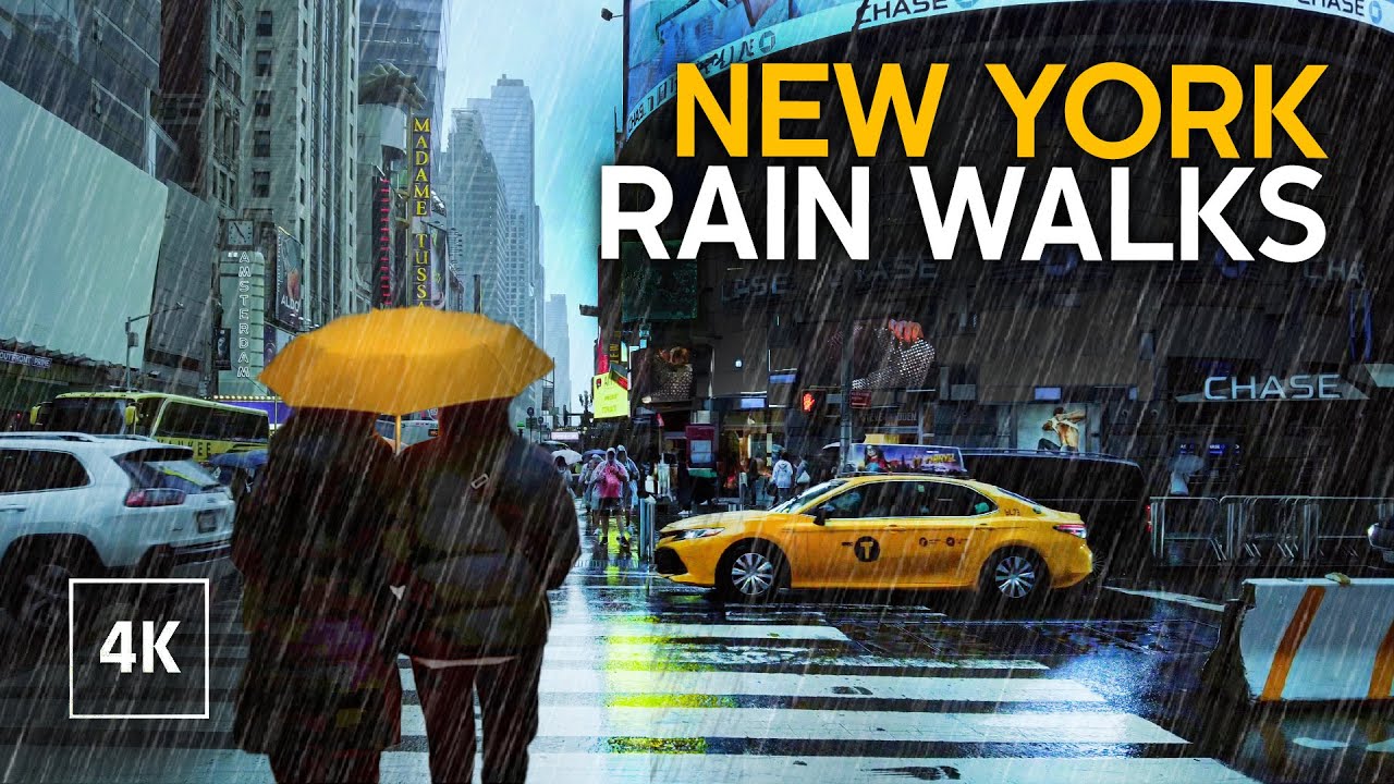 Cozy Rain Sounds for Deep Focus - Manhattan Ambiance