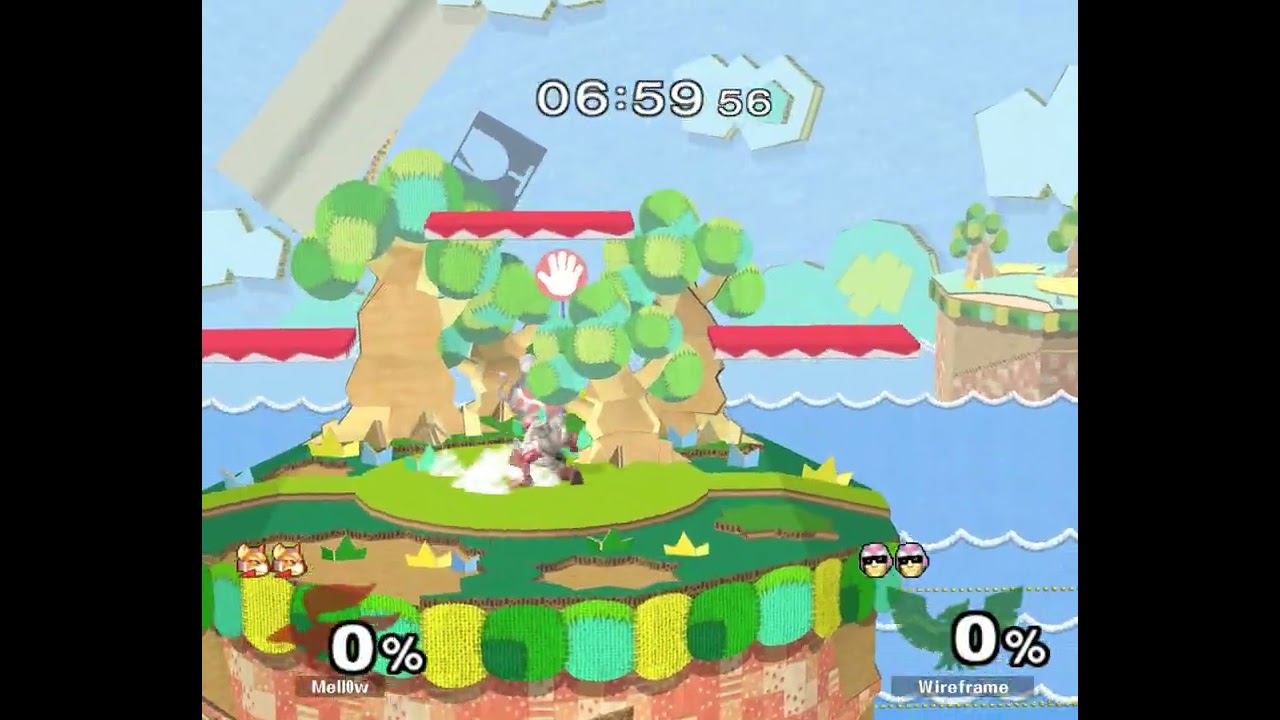 [ass] 173 - Melee Singles WR1 — Mell0w ⟮Fox⟯ vs Wireframe ⟮Falcon⟯