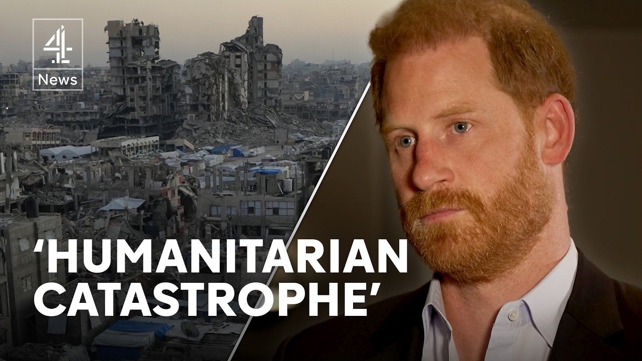 Prince Harry calls for aid corridors to be opened in Gaza