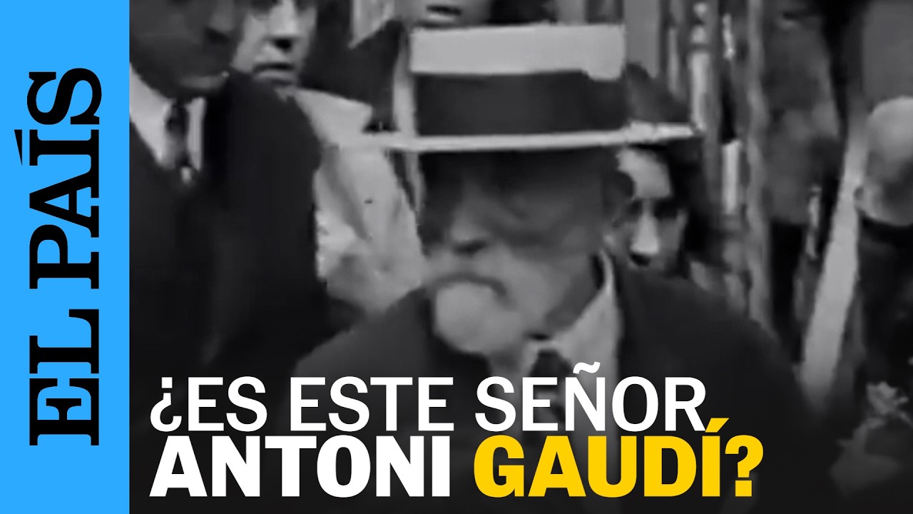 ¿Reconoces en este vídeo al creador de la Sagrada Familia, Antoni Gaudí?
