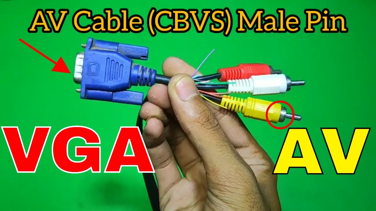 vga to av cable