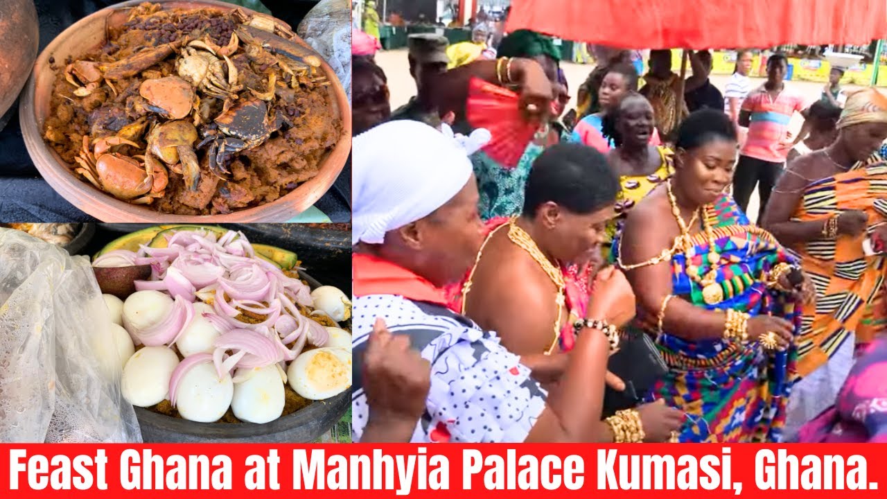A Day At Manhyia Palace For The Feast Ghana Event In Kumasi, Ghana.