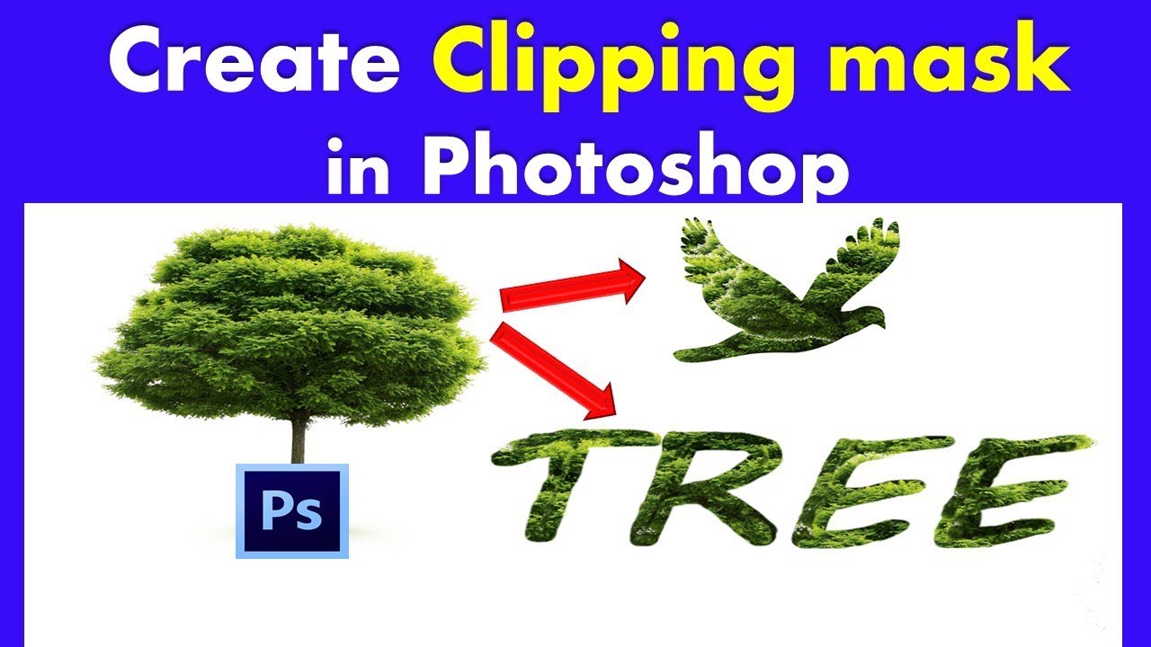 How to create a clipping mask in Photoshop