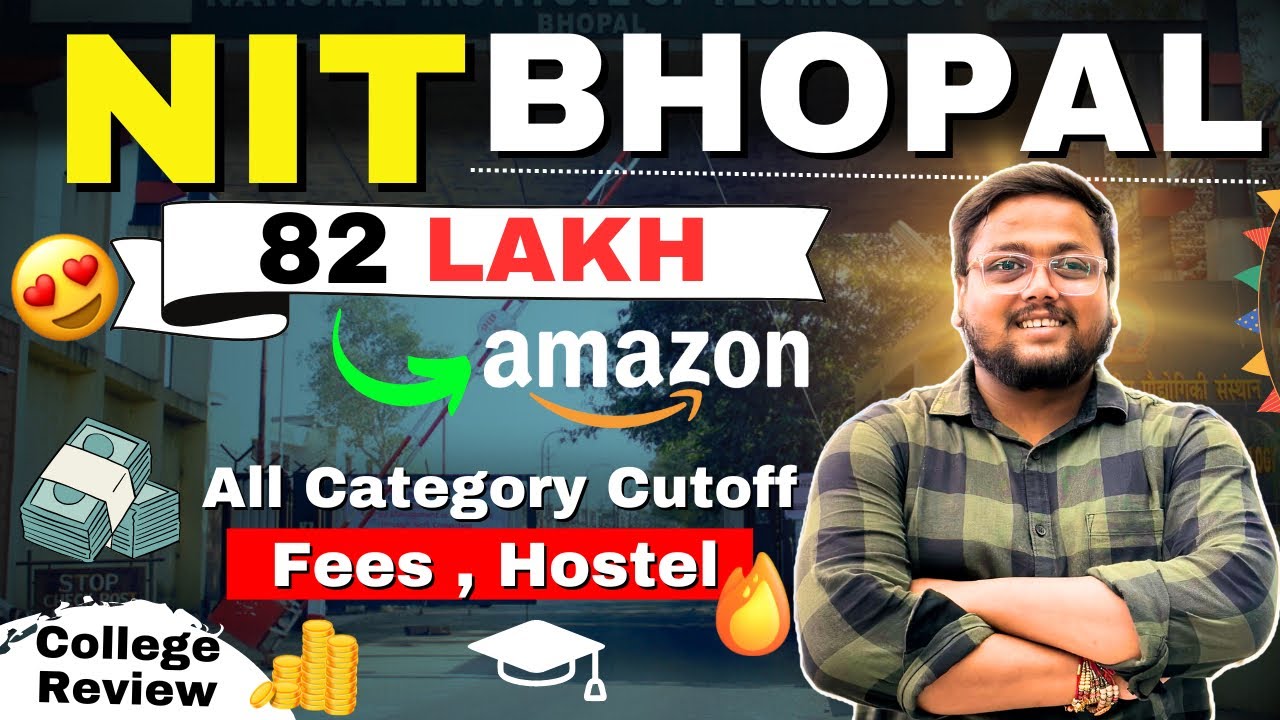 MANIT Bhopal College Review 2024 😍 | Placements, Latest Cutoff , Fee Structure, Hostel , Sports ⚽️