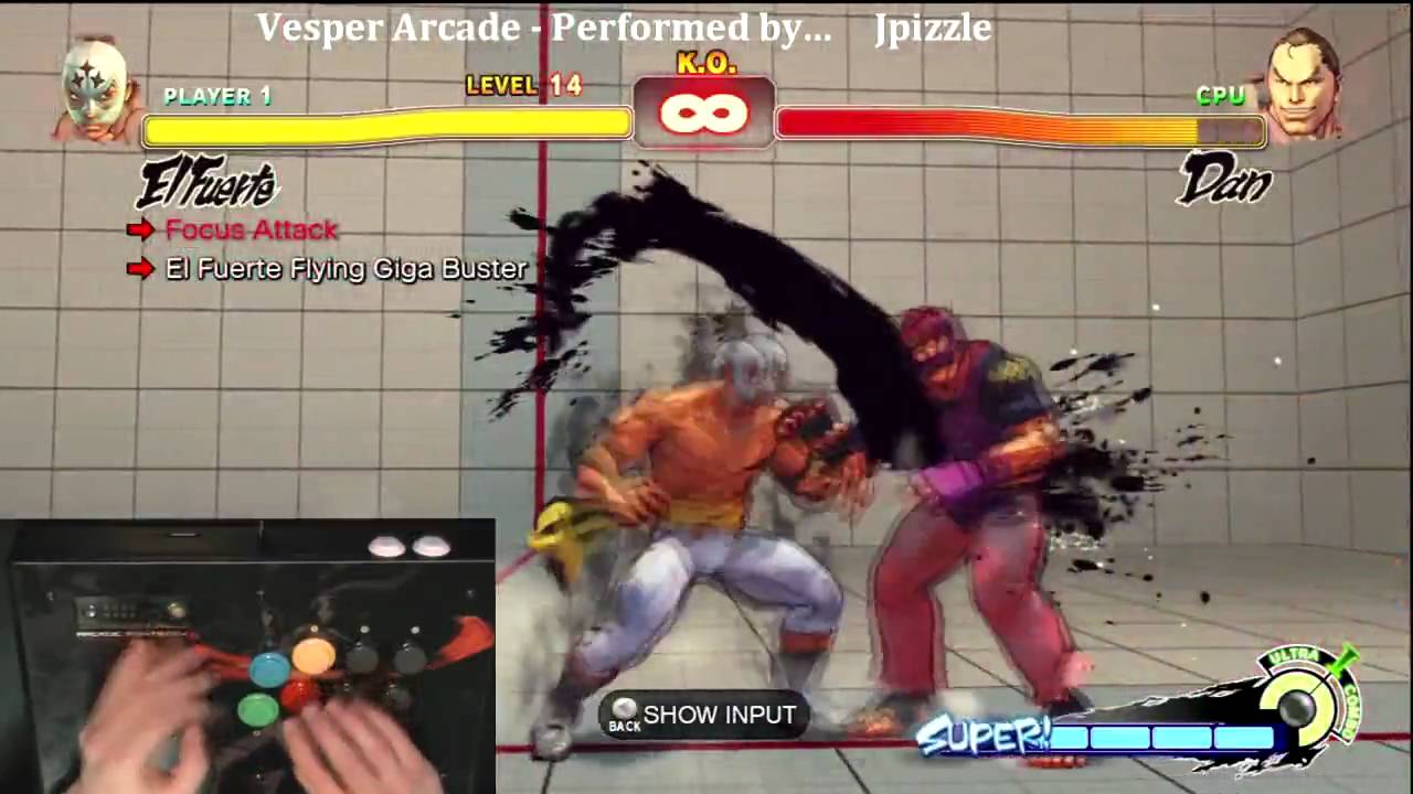 Super Street Fighter 4 Trials - El fuerte