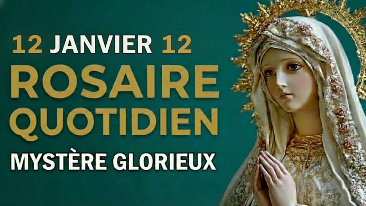 Rosaire du jour – 12 Janvier 2026 | Prière profonde des Mystères douloureux