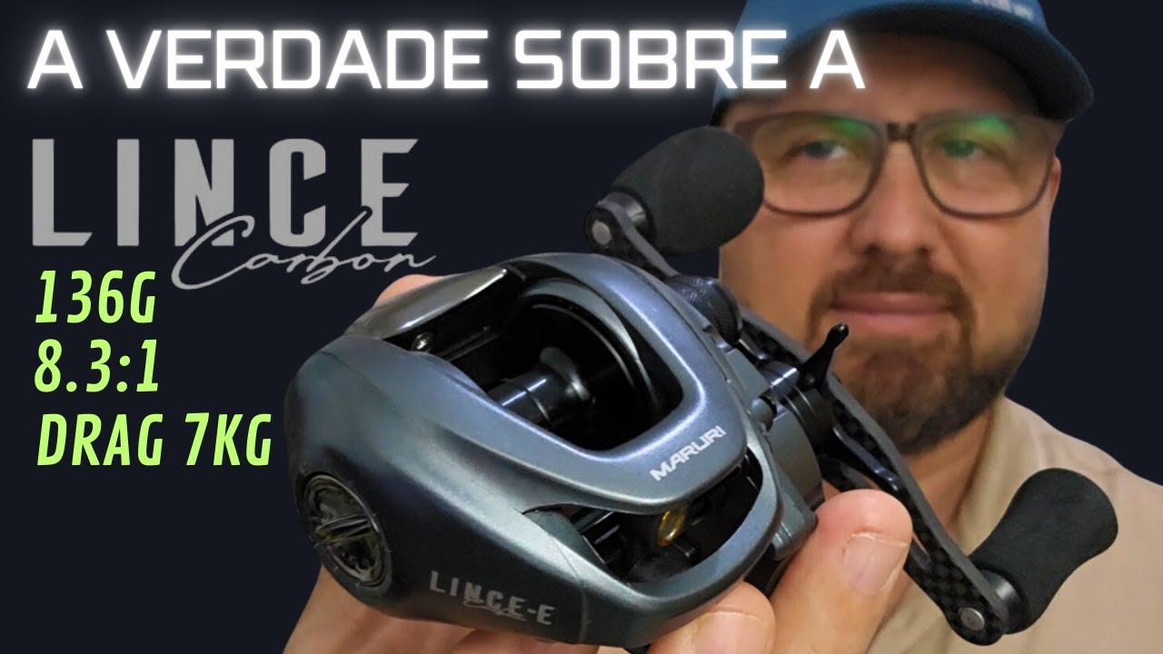 Carretilha Maruri Lince Carbon, é boa? veja também a descrição do vídeo