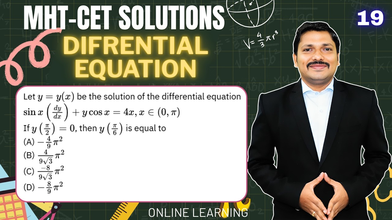 Let $y=y(x)$ be the solution of the differential equation $\sin x\left(\frac{d y}{d x}\right)+y \cos