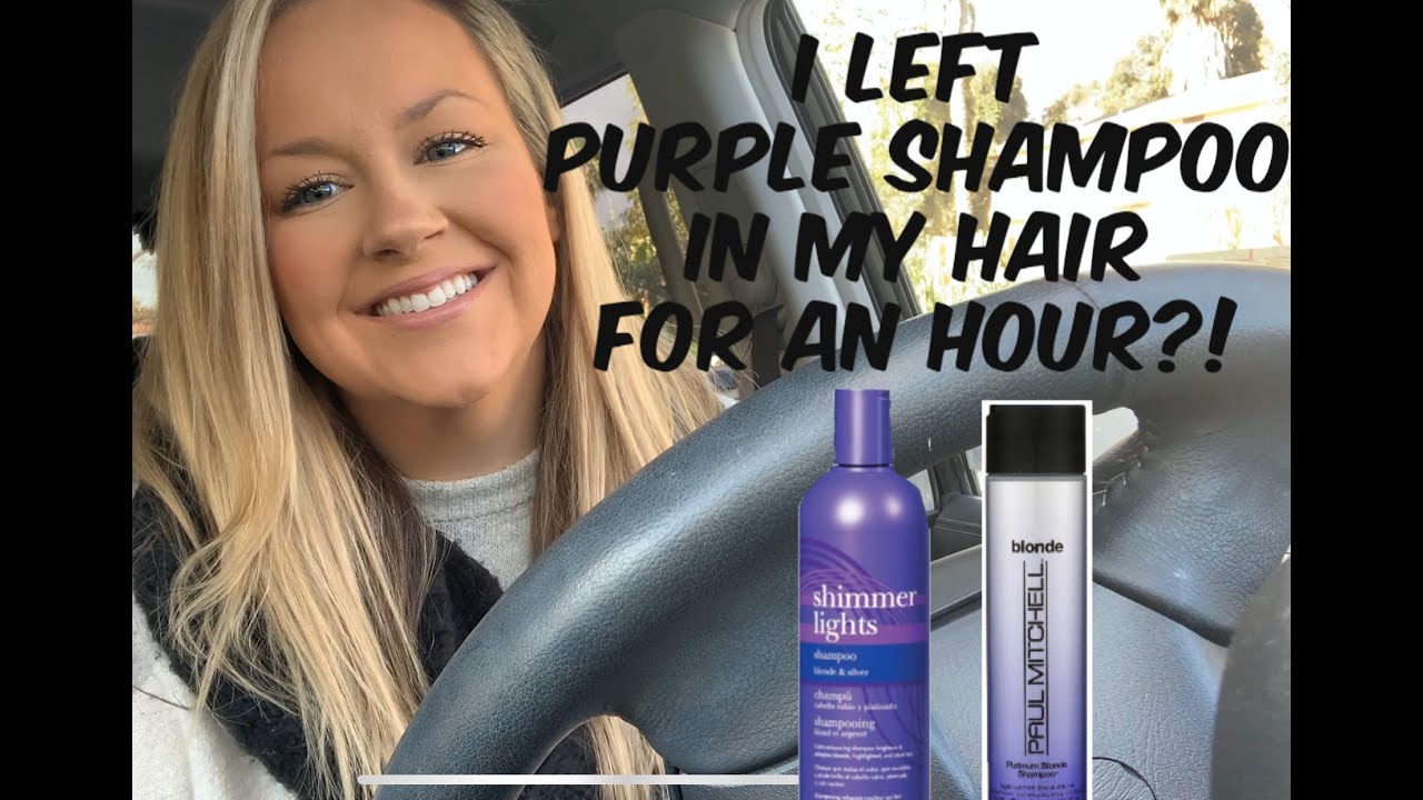 I Left Purple Shampoo In My Hair For An Hour