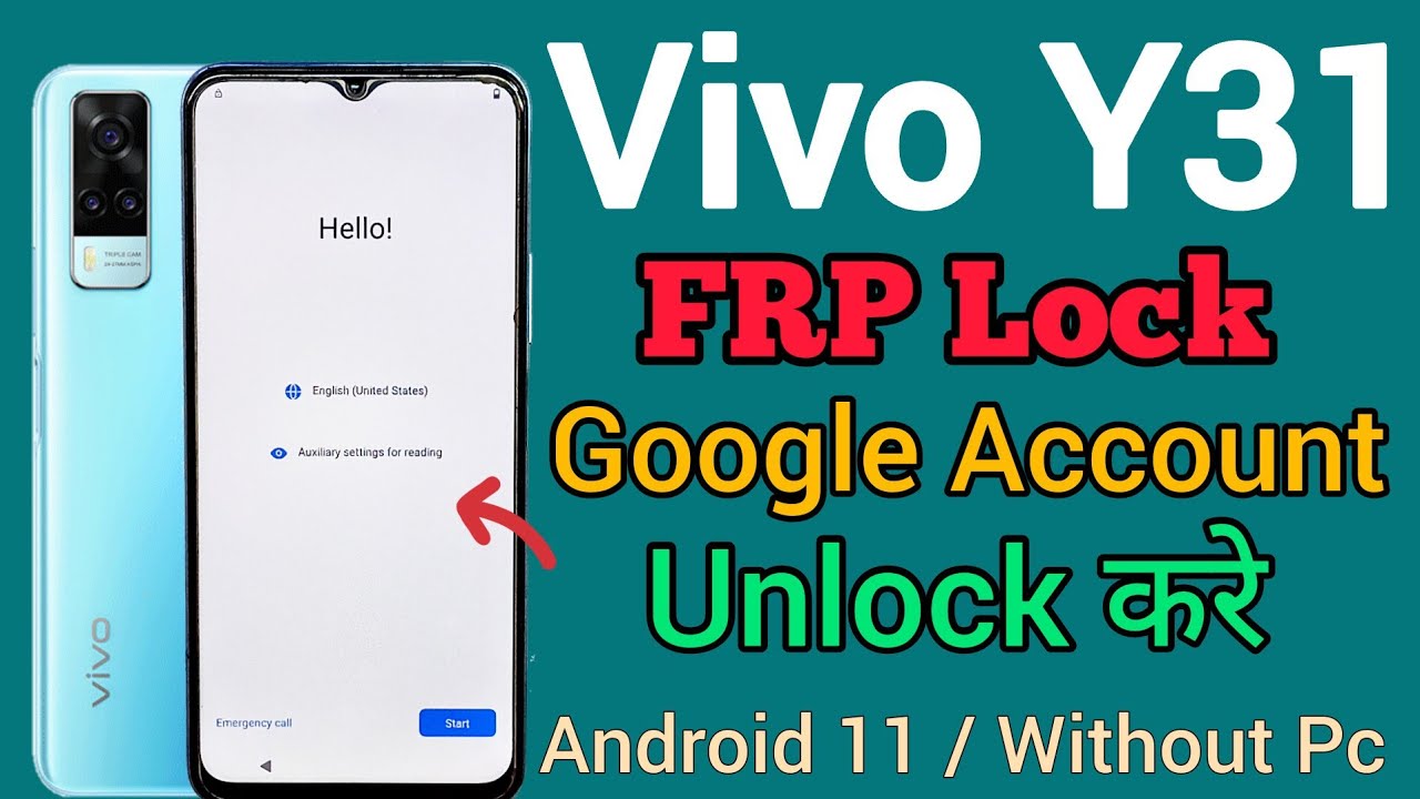 Vivo Y31 (V2036) | FRP Bypass | Android 11 | Without Pc | New Trick | Vivo Y31 Google Account Bypass