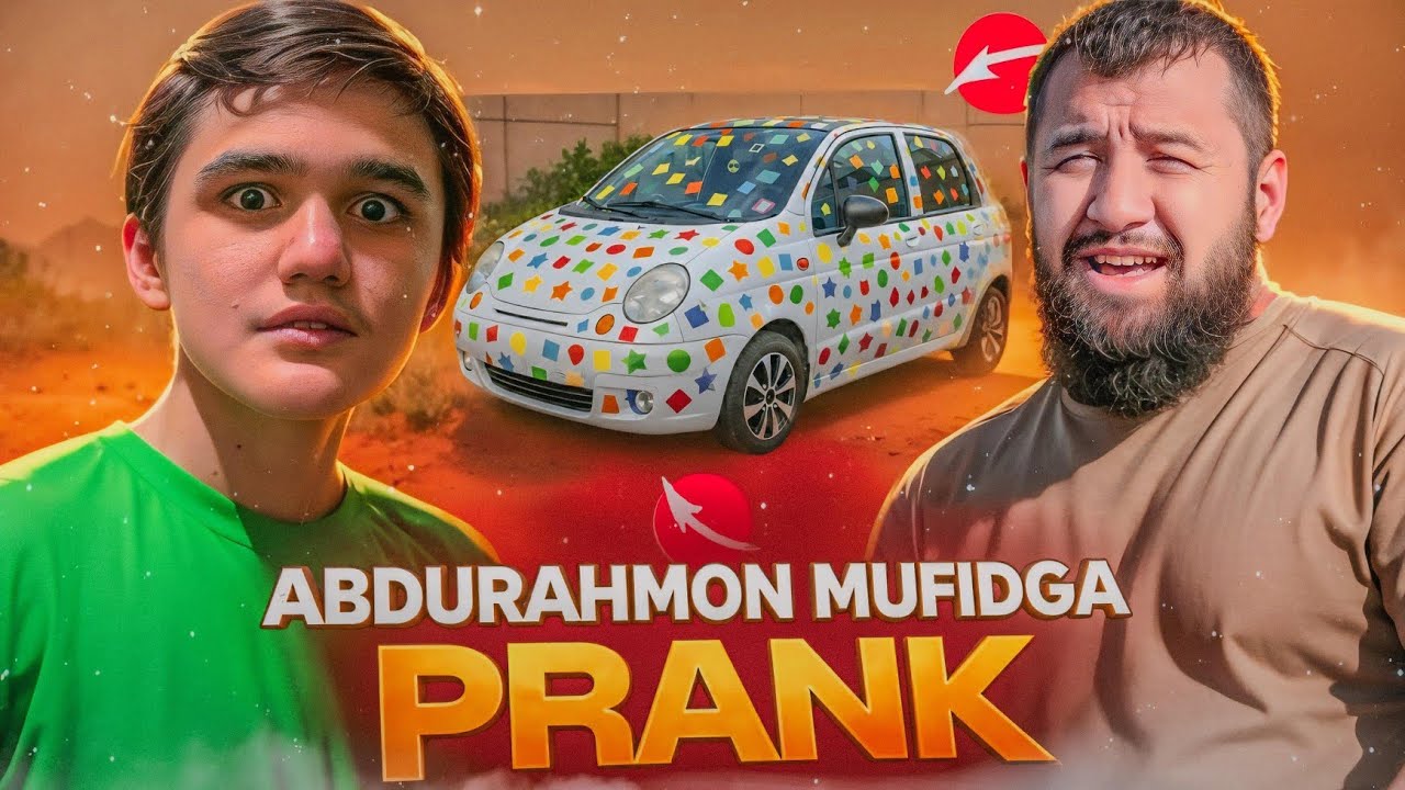 ABDURAHMON MUFIDNI MOSHINASINI PRANK QILDIM!!! 🤯