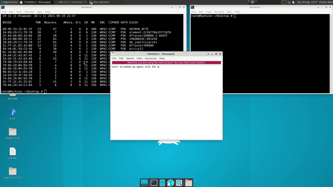 How to capture WPA handshake with aircrack-ng (on FreeBSD, Linux)