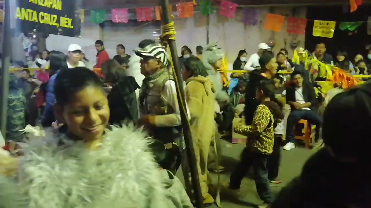 Danza de Los Lobitos, fiesta patronal Santa Cruz Atizapán 2022