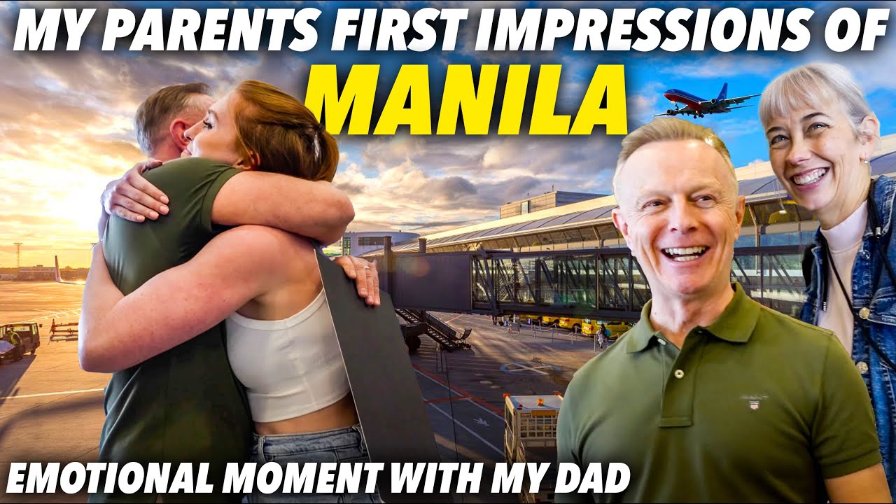 My Parents are in MANILA! Picking them up from NAIA, Their First Time Seeing Philippines