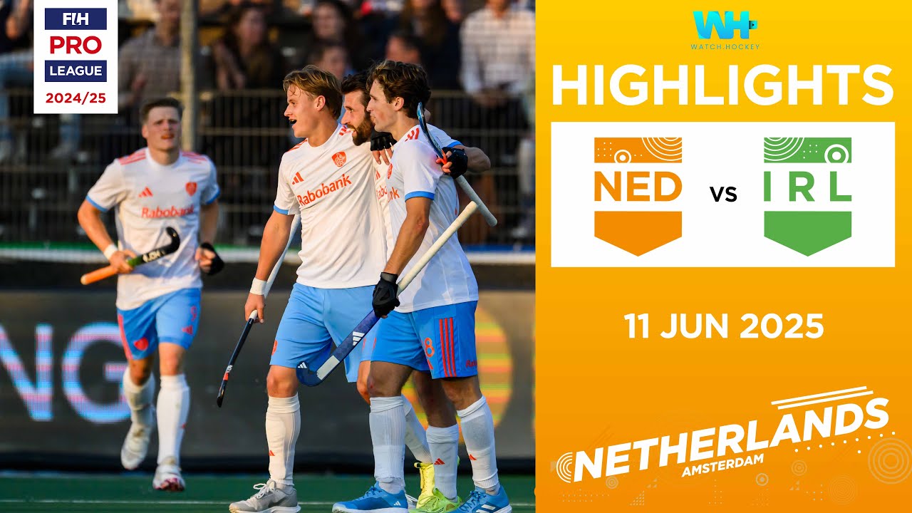 FIH Hockey Pro League 2024-25 Highlights: Netherlands vs Ireland (M) | Match 1