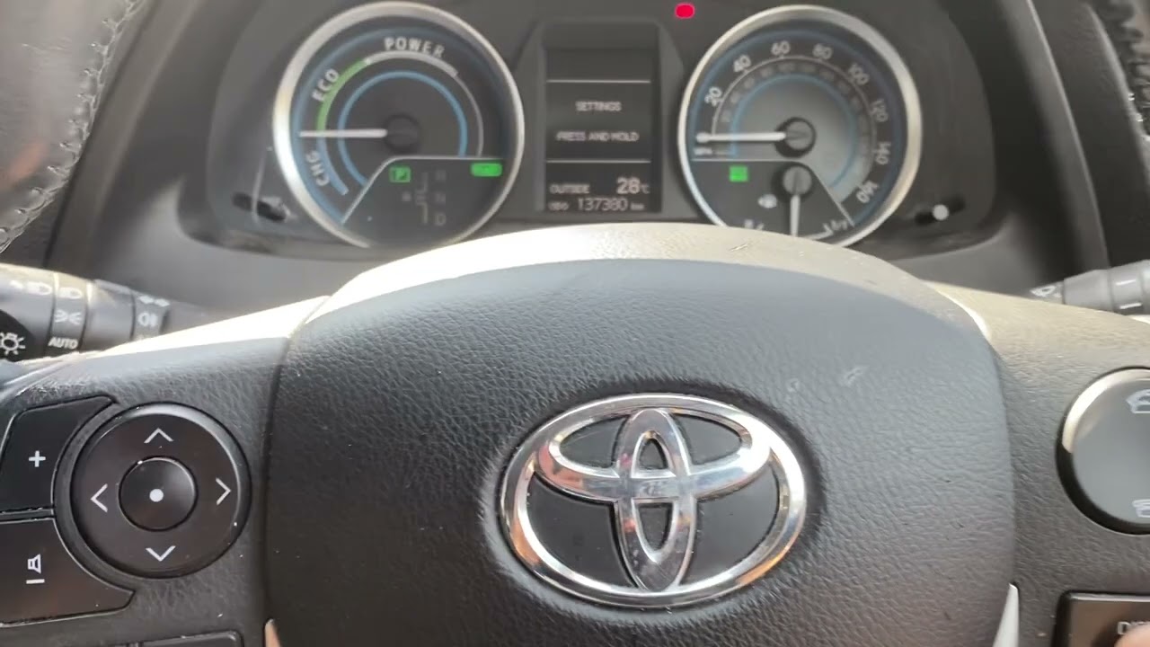 How to change km to miles or miles to km Toyota Yaris Prius Auris rav4 Avensis