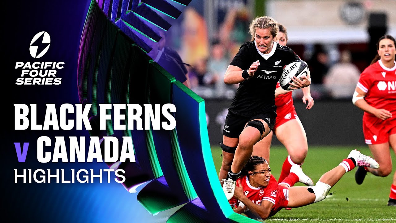 HIGHLIGHTS | Black Ferns v Canada | 2025, Pacific Four