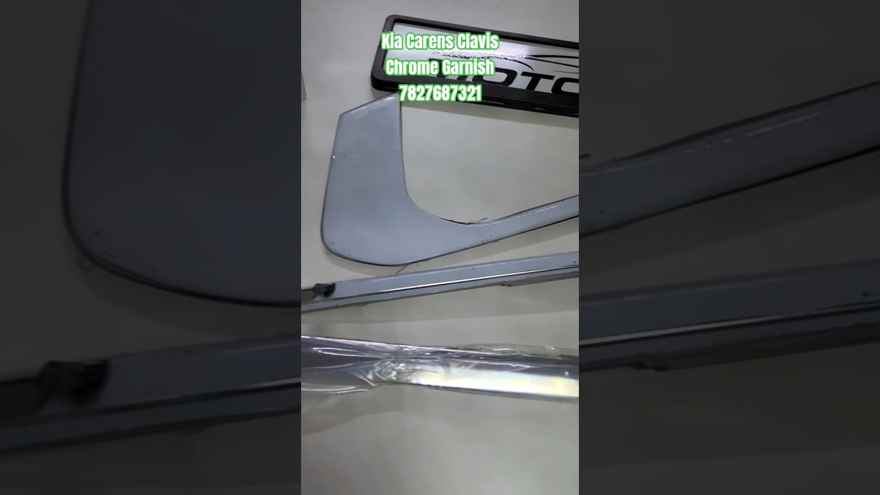 Kia Carens Clavis Chrome Upgrade! Side Door Beading & Lower Window Garnish Mod 🔥