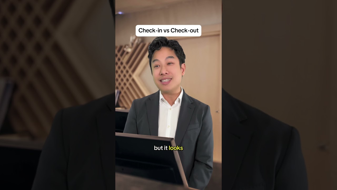 What checking in and out of a hotel is like 🥲
