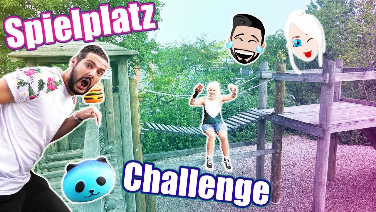 AUF SPIELPLATZ NACH SQUISHYS + LOST KITTIES SUCHEN! Mega Fun mit extrem hoher Rutsche + Wackelbrücke